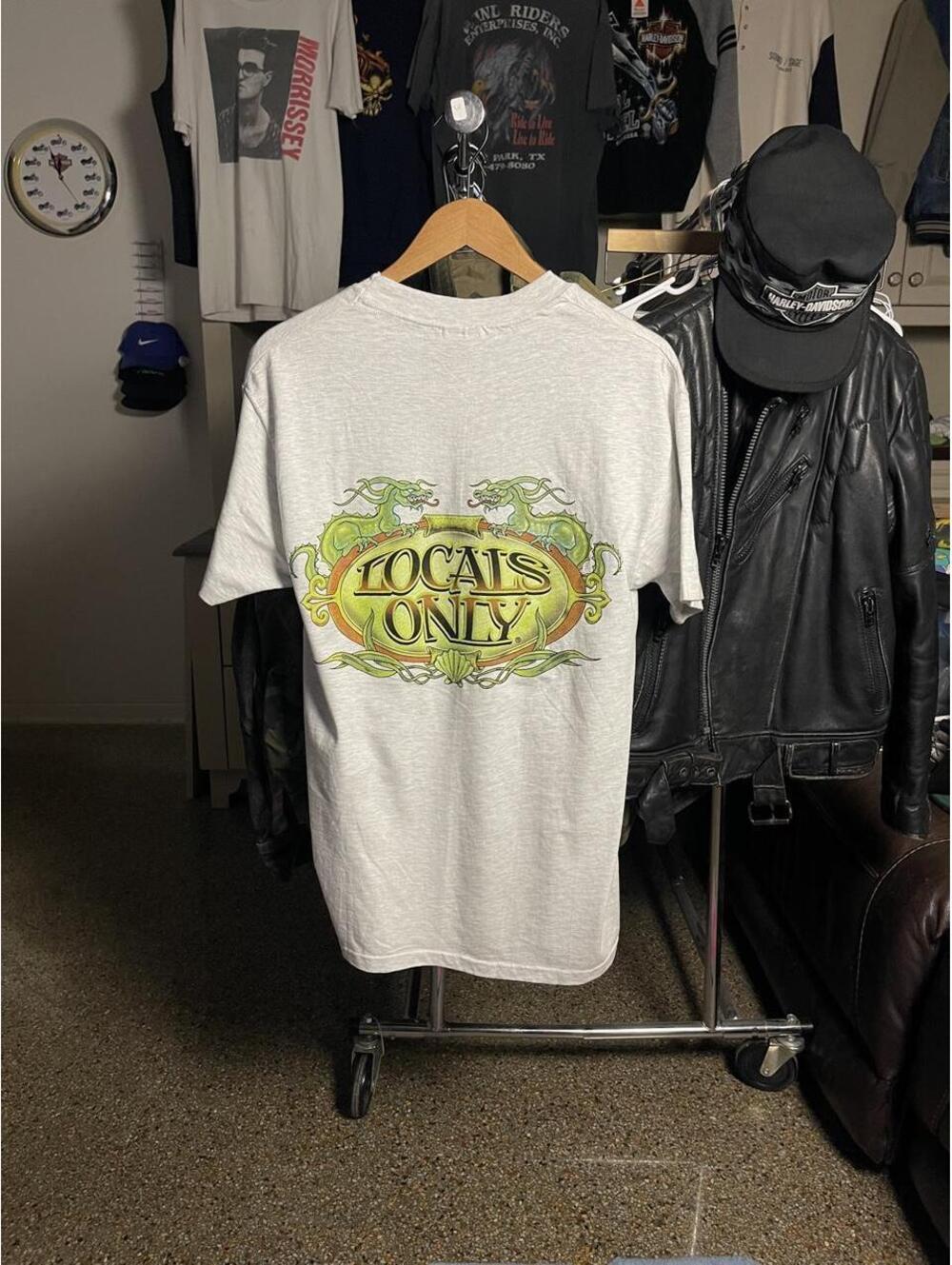 Vintage 90s Locals Only Dragon Skate Shirt
